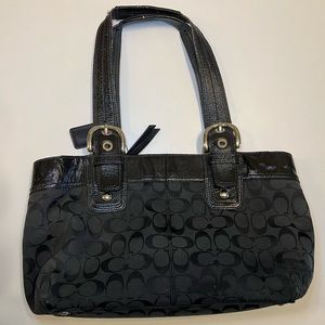 Coach Soho Pleated Signature Shoulder Bag